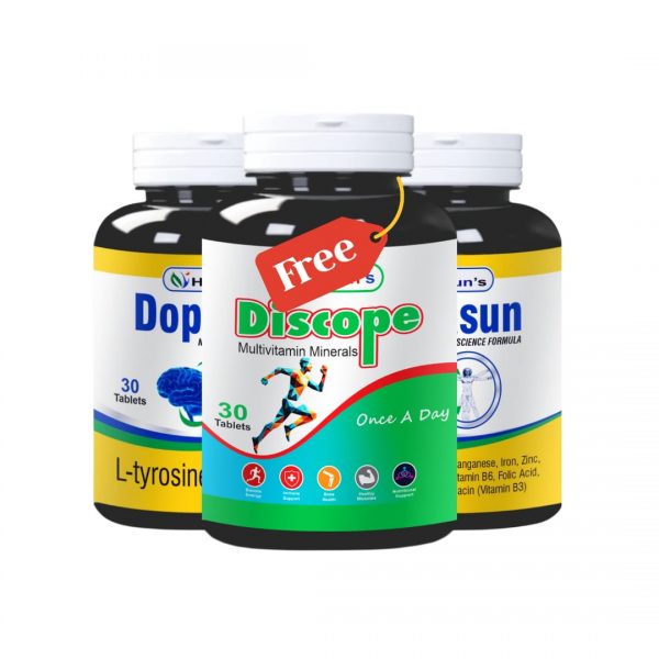 <h4>2 Dopasun + 1 Discope FREE</h4>