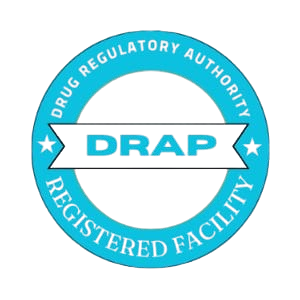 Hisunpharma DRAP registered facility badge