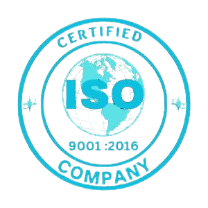 Hisunpharma ISO 9001:2016 certified company badge